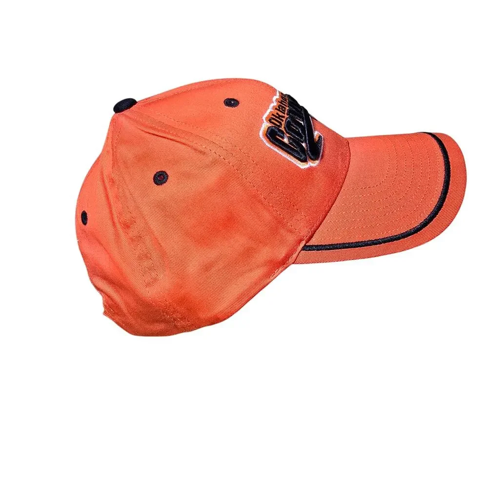 Oklahoma State University OSU Hat Classic Twill Hook & Loop Cap Orange Black